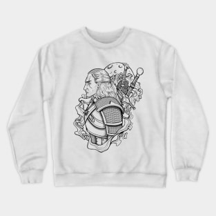 White Wolf Crewneck Sweatshirt